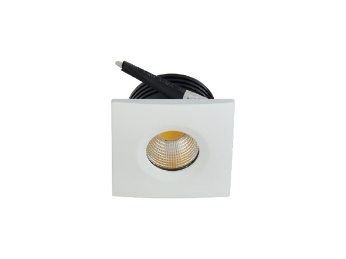 Mini Square EVA-2 3W 6500K Square LED LED. VITO LIGHTING