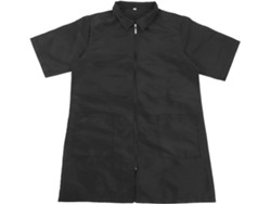 Conjunto De Aseo Femenino En Brocado De Poliéster Negro, Cómodo Y Fácil De Limpiar.