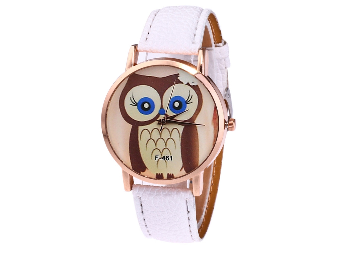 Reloj De Pulsera Analógico De Cuarzo Casual Para Mujer Con Correa De Pu Zhoulianfa (blanco)