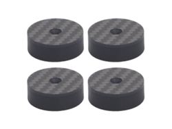 4pcs Almofada Isolamento Alto-falante Absorvedor Choque Pés Protetor Chão Toca-discos Subwoofer Amplificador Cd Dvd