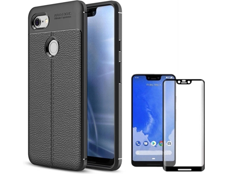Funda y Protector Google Pixel 3xl Rugged Leather Gris