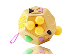 Ats-cubo Anti-estrés De 12 Caras Para Niños Y Adultos Alivio De Ansiedad Y Depresión Juguete