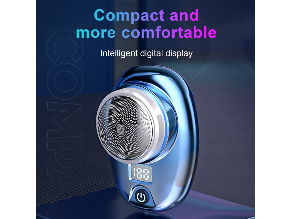 2026-afeitadora Eléctrica Portátil Para Hombres Recargable Com Display Digital, Cortador De Barba Ideal Para Casa E Viagens Diárias
