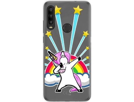 Carcasa Alcatel 1SE 2020 TUMUNDOSMARTPHONE Dibujos Transparente Multicolor