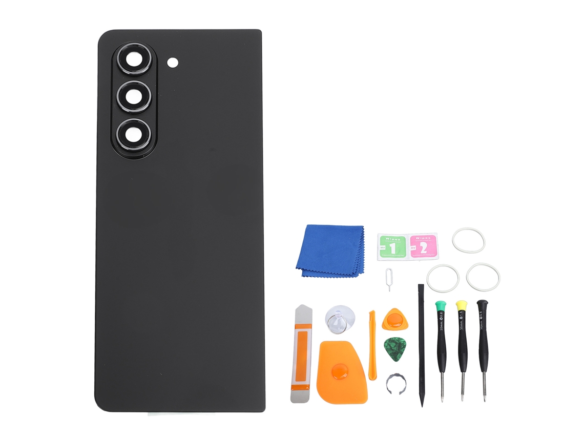 Reemplazo De Tapa Trasera De Vidrio Con Lente De Cámara Preinstalada, Cinta Adhesiva Preinstalada Y Herramienta De Reparación Para Galaxy Z Fold 5 5g
