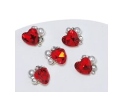 5 piezas de decoración de uñas con diamantes de imitación para hacer tú misma. Dale un toque de moda a tus uñas. Para mujeres y niñas. Hengrongshen