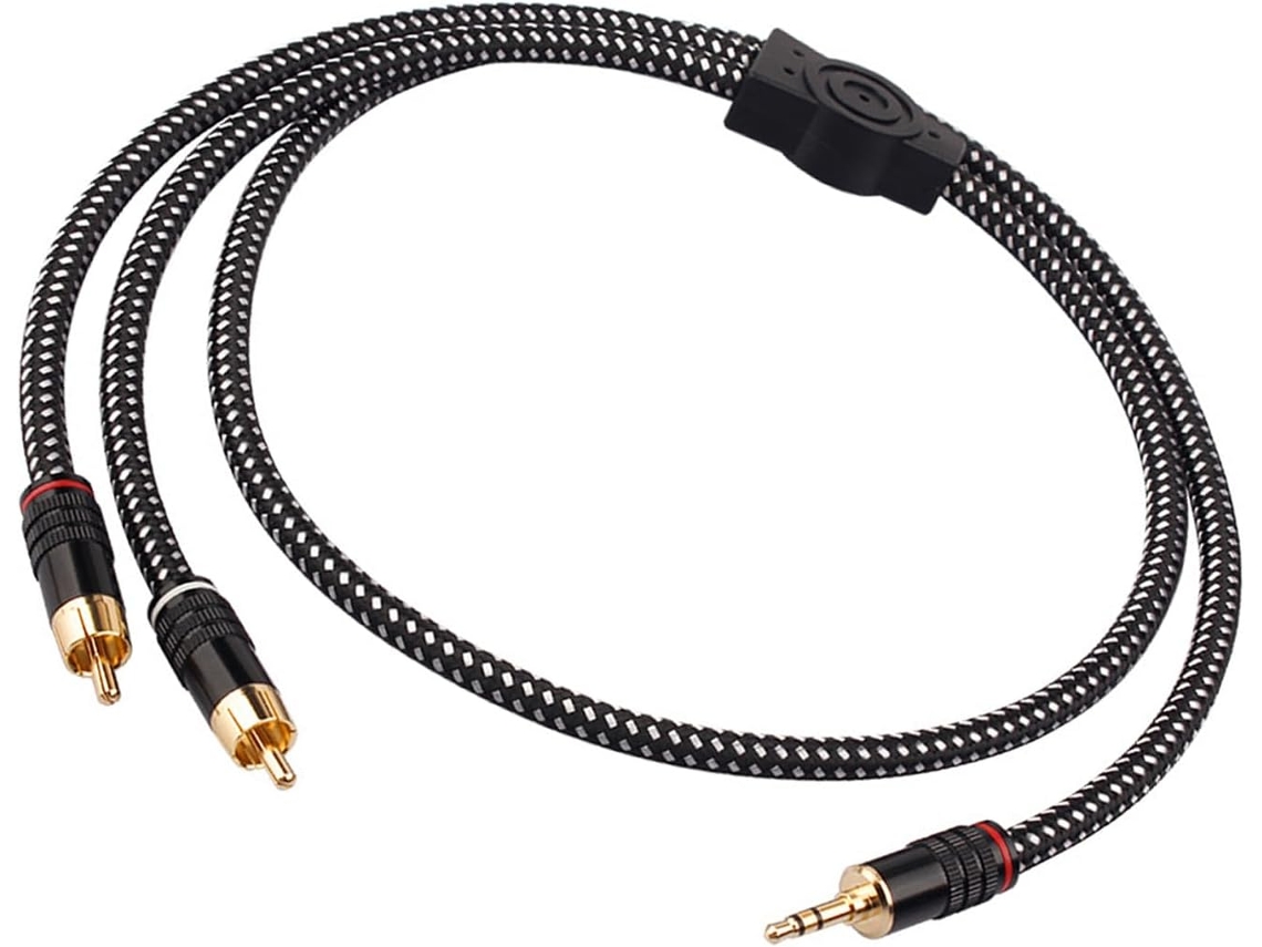 Cable Adaptador Estéreo De 3,5 Mm Y 1,5 M, Perfecto Para Monitores De Estudio Estereofónicos.