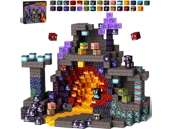 Puzzle Mag Wonder Zh-022 Gobidex Modelo 100 piezas Bloques de construcción magnéticos, Gemfifre Hollow para construir mundos y actividades de aventura