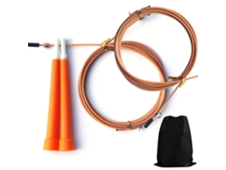 HYMNORA Cuerda para Saltar - Cuerda de Velocidad Ajustable para Boxeo, Entrenamientos de Viaje, MMA, Ejercicio y Fitness