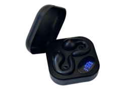 Auriculares Bluetooth Hifi Con Clip, Sonido Inalámbrico Abierto, Indicador De Batería Para Deportes Y Running - Negro