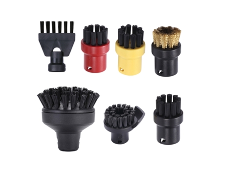 Cabezal de cepillo plano para Karcher Sc1 Sc2 Sc3 Sc4, cepillo redondo grande, cepillo de limpieza para Limpiador limpiamoquetas a vapor