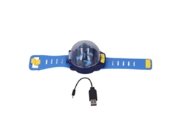 Coche Rc Mini Reloj Tanque De Aleación Con Carga Usb 2.4ghz Juguete Para Niños Mayores De 3 Años Azul