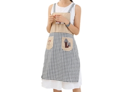 Delantal De Cocina De Algodón Con Bolsillo Para Cocinar, Hornear, Barbacoa O Pintura