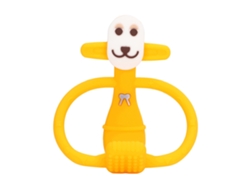 Juguete Para La Dentición De Mono Bebé, Silicona De Grado Alimenticio, Kit De Dentición Amarillo