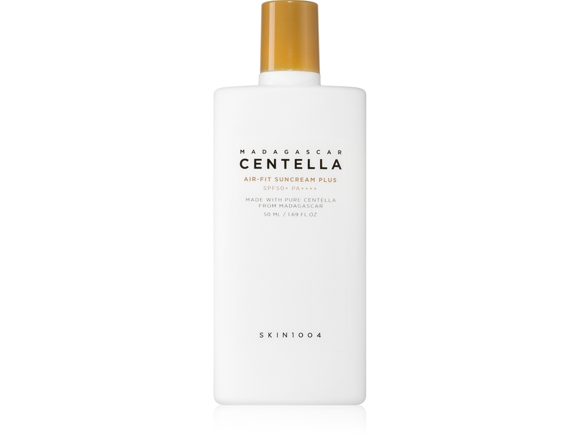 Protector solar Air Fit con centella de Madagascar y protector mineral FPS 50 para piel sensible (50 ml) Skin1004