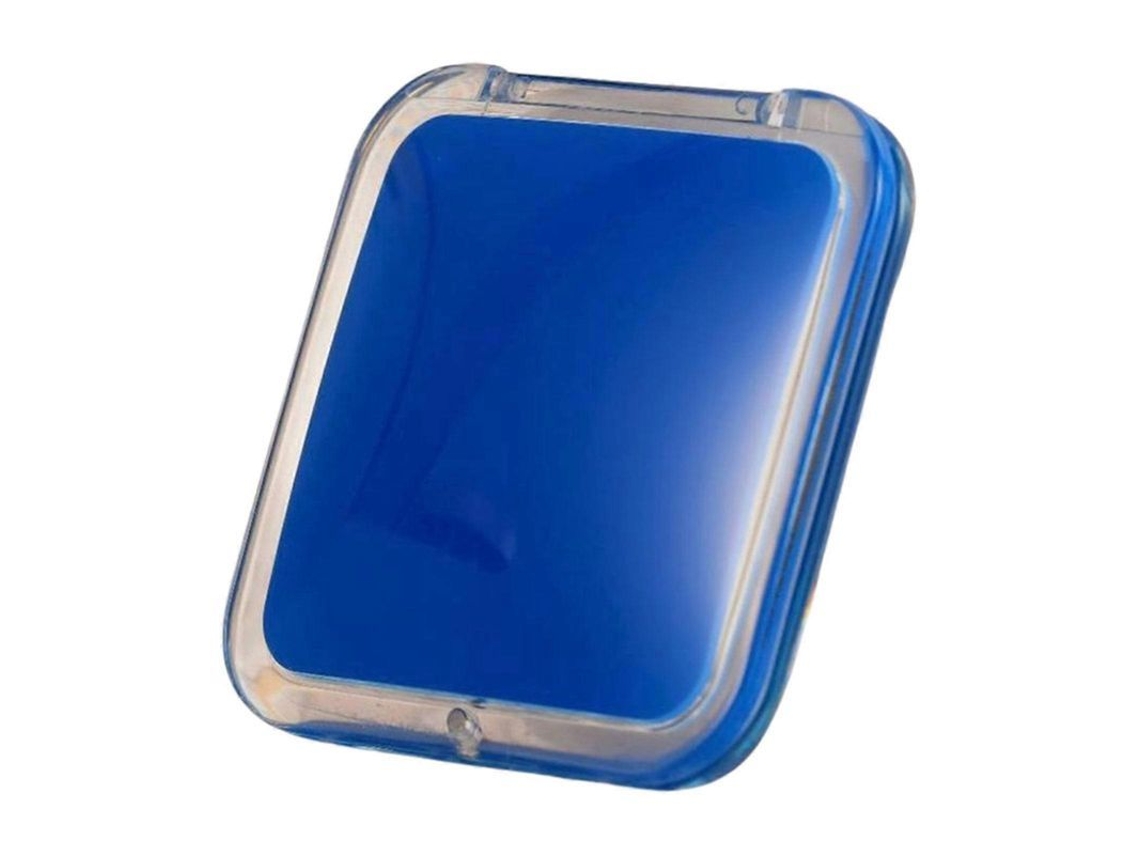 Espejo De Maquillaje De Doble Cara Con Aumento De 15x, Plegable, Diseño Informal Para Uso En La Oficina, Blanco.