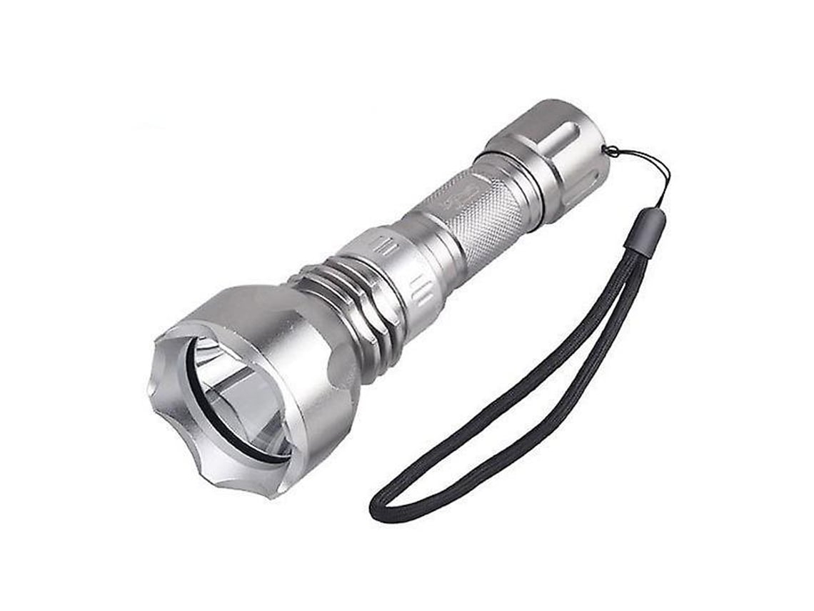 Antorcha de Buceo Linterna de Buceo 1200 Lúmenes Ipx8 Luz de Seguridad Subacuática Impermeable con Cargador USB 5 Modos Plata YEMAESRE