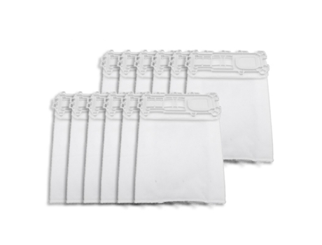 12 piezas bolsas de aspiradora bolsa de polvo para Vorwerk Kobold Vk135 Vk136 Vk369 serie accesorio piezas de aspiradora