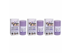 3 Pack Palito De Cera Para Cabello Control De Frizz Borde No Graso Productos De Estilo Temporal 40g
