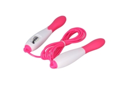 Jinwei-2026cuerda De Salto Pvc Ajustable Con Conteo Para Ejercicio Fitness Adultos Estudiantes Pruebas Deportivas Rosa