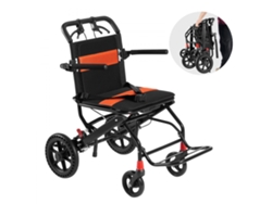 Silla De Ruedas Plegable Ultraligera Y Portátil Para Viajes Hasta 100kg Tekmaquinas