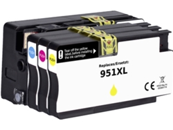 Dye kombi pack ersetzt hp 950 xl, 951 xl kombibel schwarz, cian, magenta, gelb rf 5705448 (rf 5 renkforce (c2p43ae)