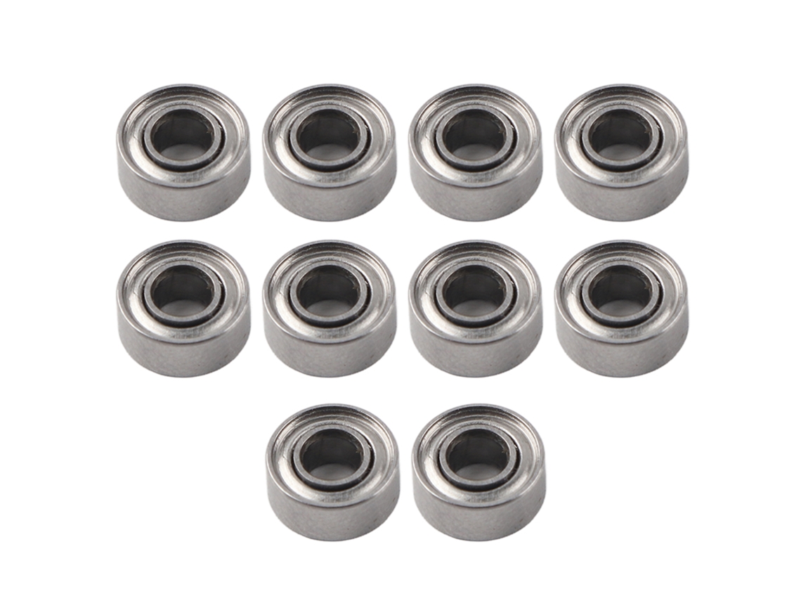10 rodamientos de bolas con ranura profunda, blindaje metálico, 683-zz, 3x7x3 mm