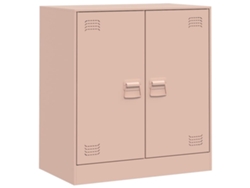 Maison Exclusive - Aparador De Acero Rosa 67x39x73 Cm