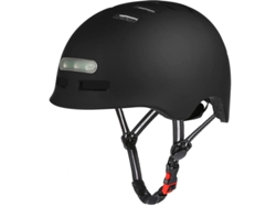 Casco Scooter Con Led Negro L Genérico