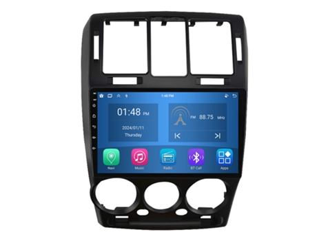 Autoradio 4GB RAM64GB ROM ROVERONE para Hyundai Getz 1 2002 - 2011 CarPlay Android Coche Radio Bluetooth Navegación