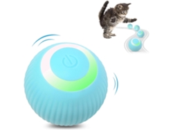 Juguetes Interactivos Para Animales Bola Rodante Automática Con Luz Led Adecuados Para Juguetes Para Gatos Cuich