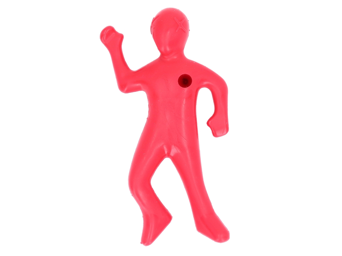 Portalápices Decorativo De Plástico Rojo Con Forma Humana Para Escritorio, Oficina Y Hogar.