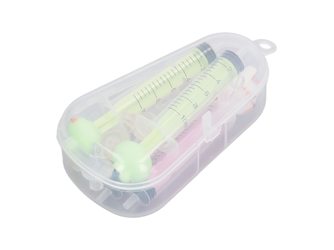 Rebe-4 Peças De Irrigador Nasal Para Bebê Jeringa 10ml Silicone Reutilizável Limpeza Segura Aspirador Nariz