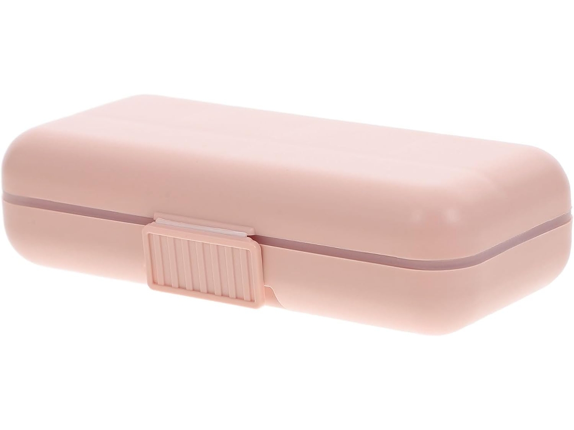 Plástico Guardar Joyas Compartimentos Rectangulares Organizar Pendientes Collares Durante Viajes Negocios Caja