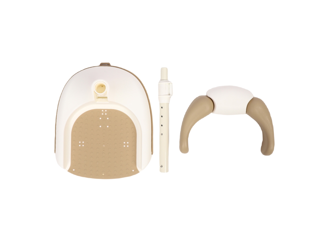 Soporte De Baño Para Bebé Ajustable En Altura Con Base Antideslizante Plegable Para Bebés Y Niños Pequeños Color Caqui