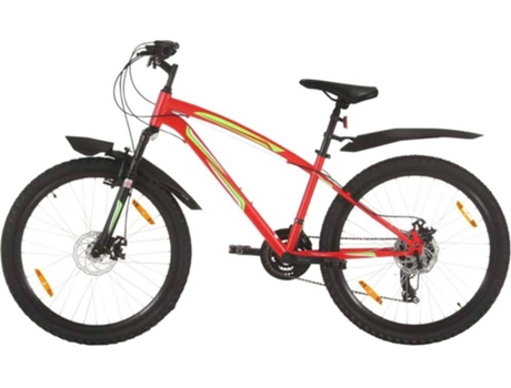 Bicicleta De Montaña vidaxl rojo velocidades 21 42 26