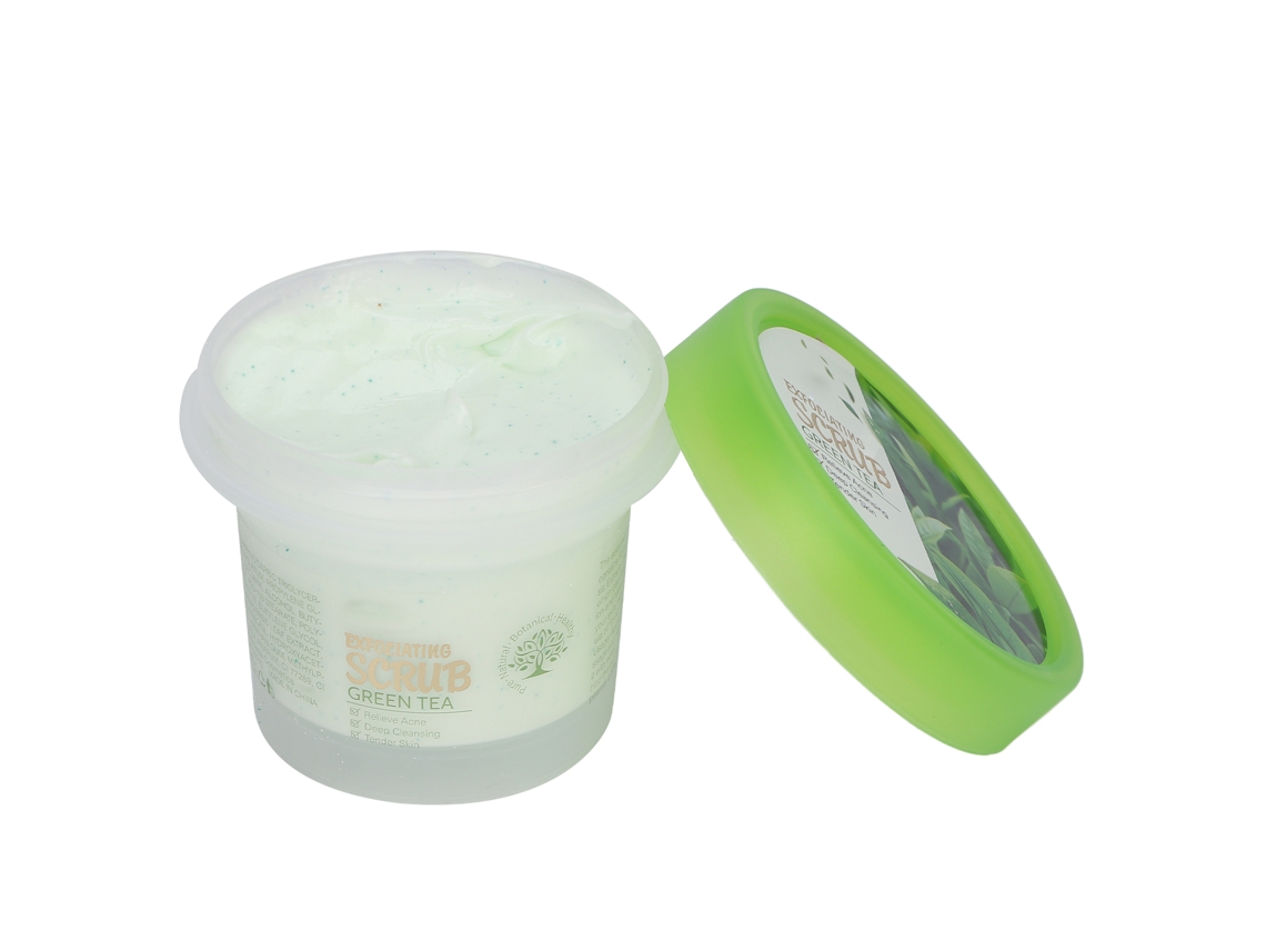 Exfoliante Corporal Y Facial De Té Verde Fenyi: Hidrata, Nutre Y Anti-edad - 3.53oz Para Cuidado Natural De La Piel