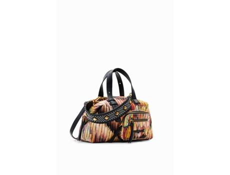 Bandolera mediana de lona para mujer DESIGUAL