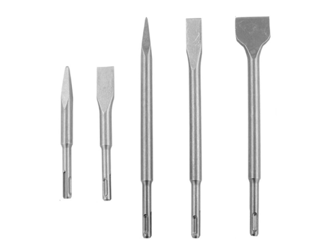 Juego de 5 brocas para taladro percutor eléctrico: robusto y práctico.