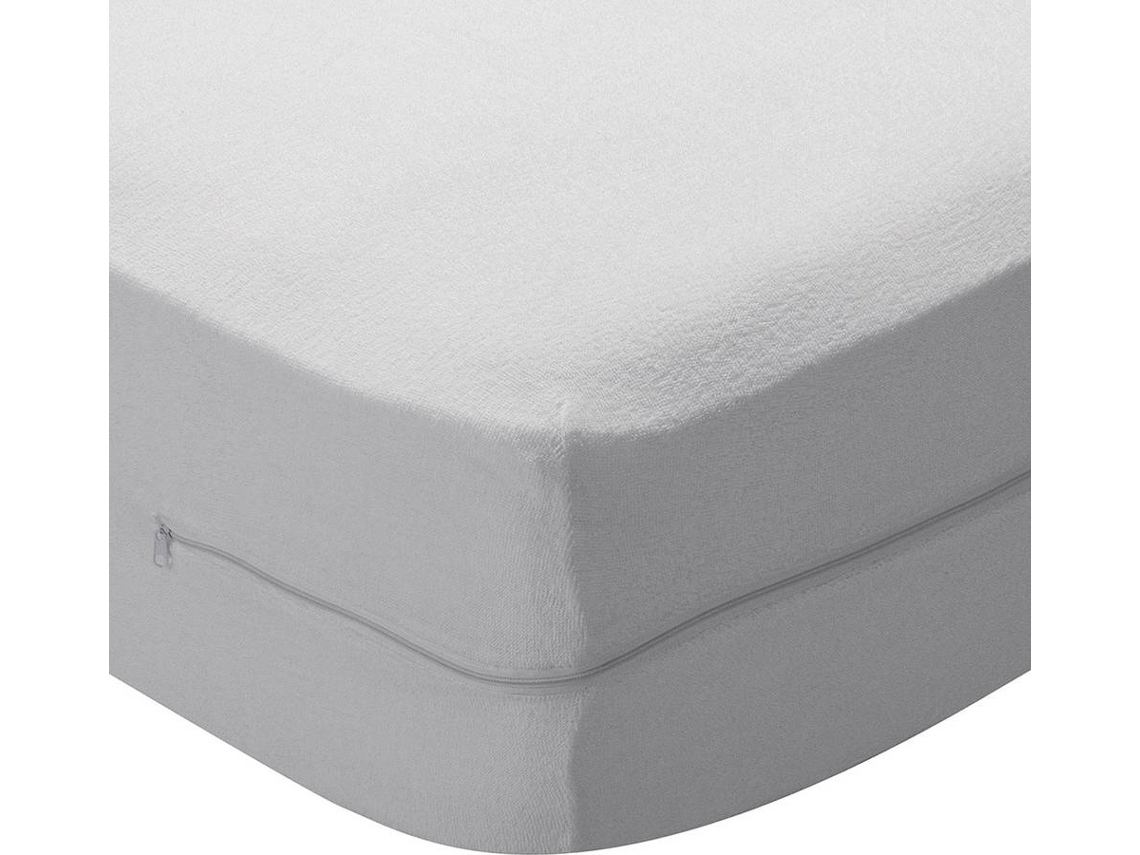 Funda de Colchón PIKOLIN de Rizo con Aloe Vera Transpirable 160X190/200Cm) Blanco