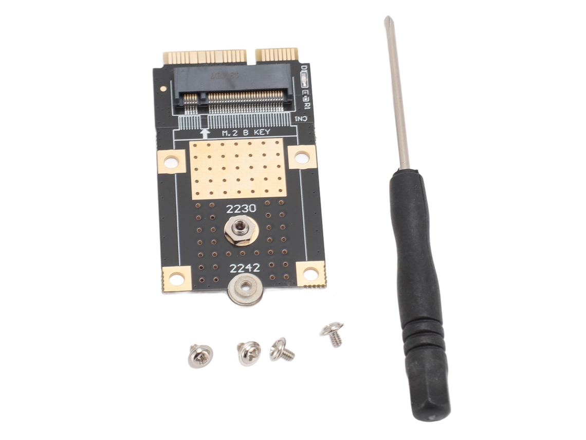 Adaptador Msata A M.2 Ngff Key B Compatible Con Ssd 2230/2242 De Gran Capacidad De Almacenamiento.