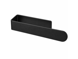 Toallero Polski Acero Inoxidable Negro 26 Cm Autoadhesivo De Barra Simple Para Baño Y Aseo