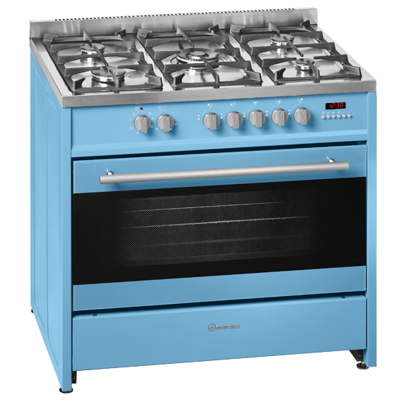 Cocina MEIRELES E 911 PB (121 L - Gas Butano-Propano - Azul)