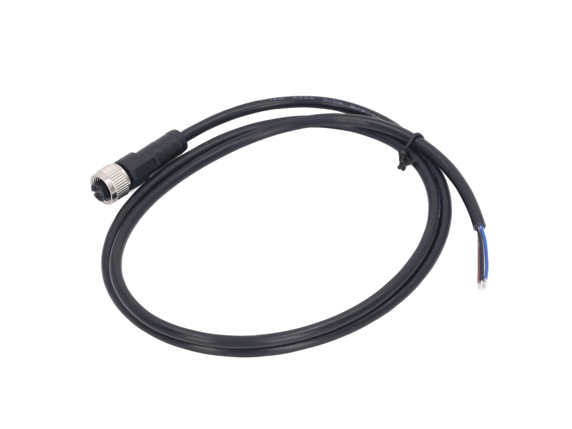 2026velora-cable Eléctrico M12 Conector Hemmbra 4 Pin 1m 250v Ac Dc Para Equipos Máquina Aeronáutica