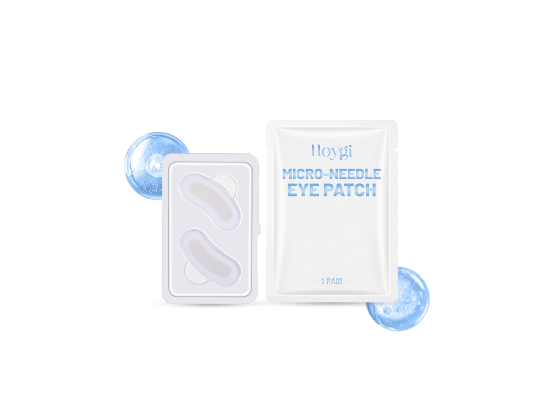 Parche antiarrugas para el contorno de ojos con microagujas.