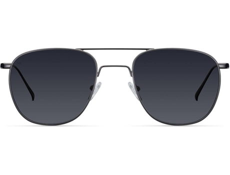 Gafas de Sol MELLER Bamako All Black Acero Inoxidable Mujer (Negro)