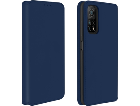 Funda Xiaomi Mi 10T/10T Pro AVIZAR Libro Billetera Azul Oscuro