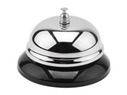 Timbre de servicio resistente a la corrosión, sonido nítido, marco de metal, manual para hoteles, restaurantes y hogares.