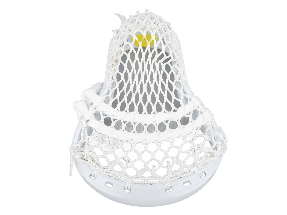 Cabezal De Lacrosse Profesional De Nailon De Alta Resistencia Con Curvatura Y Cuerdas De Repuesto.