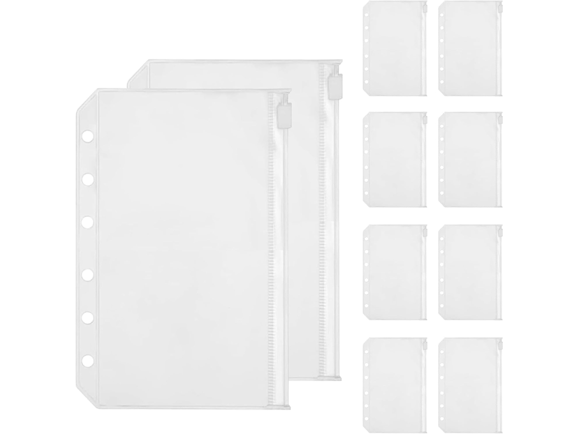 Láminas protectoras para carpetas, almacenamiento de documentos, láminas transparentes para insertar en carpetas | Vayotoy